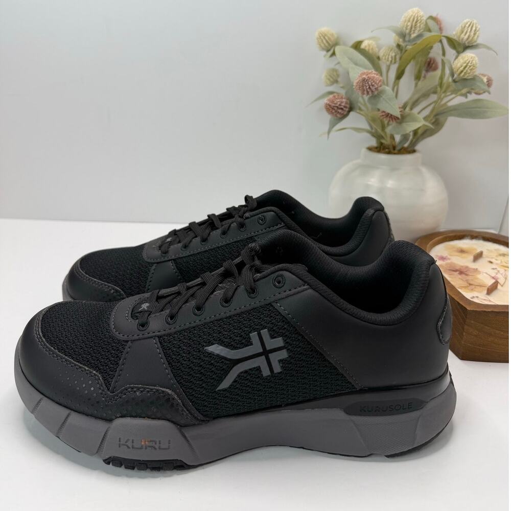 Kuru Quantum 2.0 Walking Comfort Sneaker JetBlack/Slate Gray Men 9.5W Tried On